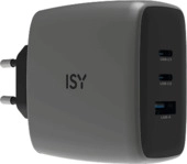 ISY IAC-7100 100-W-PD-GaN- Ladeger&auml;t Universell, 100-240 Volt, Grau