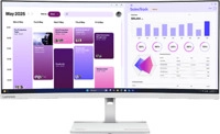 LENOVO L34W-4C Monitor 34 Zoll 2K UltraWide QHD 6 ms Reaktionszeit 120 Hz