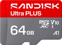 SANDISK ULTRA&reg; PLUS MICROSD&trade; UHS-I-Karte, Micro-SD Speicherkarte, 64 GB, 150...