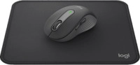LOGITECH Signature M650 Maus mit Mauspad, Graphite