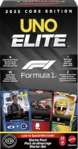 MATTEL GAMES JLV42 UNO Elite Formel 1 2025 Core Edition Starterset Kartenspiel