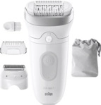 BRAUN Silk-&eacute;pil 7 SE7-030 Epilierer, Wei&szlig;/Silber