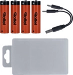 ROLLEI AA Li-Ion Akku (LR6) mit USB-C, 4er-Pack Lithium-Ionen-Akku Akku,