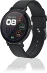 PEAQ PSW 200-BK Smartwatch Metal Fluorelastomer, 18 mm, Schwarz