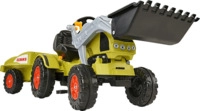 BIG Claas Celtis Loader + Trailer Kindertraktor Gr&uuml;n