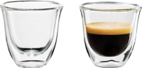 DELONGHI Thermoglas 2erSet DLSC310 Espressogl&auml;ser Transparent