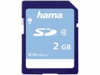 HAMA Class 4, SD Speicherkarte, 2 GB, 10 MB/s
