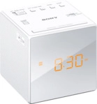 SONY ICF-C1 Radio-Uhr, Analog Tuner, Wei&szlig;