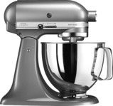 KITCHENAID 5KSM125ECU K&uuml;chenmaschine Kontur-Silber (R&uuml;hrsch&uuml;sselkapazit&auml;t: 4,8 l,