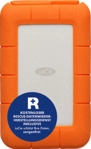 LACIE Rugged USB-C Festplatte, 1 TB HDD, 2,5 Zoll, extern, Silber/Orange