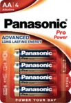 PANASONIC 00235999 LR6PPG/4BP AA Batterie, Alkaline