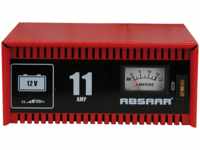 ABSAAR 77906 Batterie-Ladegerät 11 Ampere Ladegerät, Rot/Schwarz