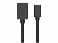 SNAKEBYTE PS4 USB Charge Cable 3m Kabel, Blau/Schwarz