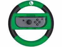HORI Deluxe Wheel Attachment (Luigi), Lenkrad für Nintendo Switch, Grün/Schwarz
