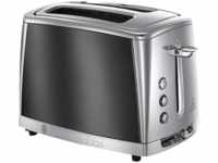 RUSSELL HOBBS 23221-56 Luna Moonlight Grey Toaster Edelstahl/Grau (1550 Watt,