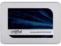 CRUCIAL MX500 Festplatte, 1 TB SSD SATA 6 Gbps, 2,5 Zoll, intern
