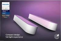 PHILIPS Hue White and Color Ambiance Play Lightbar Doppelpack, dimmbar, bis zu 16