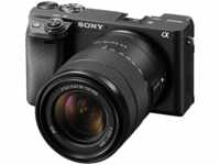 SONY Alpha 6400 Kit (ILCE-6400M) Systemkamera mit Objektiv 18-135 mm, 7,6 cm Display