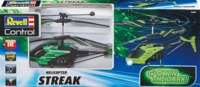 REVELL Glow in the Dark Heli Streak R/C Helikopter, Gr&uuml;n/Schwarz