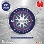 JUMBO Wer wird Million&auml;r 20 Jahre Jubiedition Familienspiel Mehrfarbig