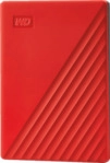 WD My Passport Festplatte, 2 TB HDD, 2,5 Zoll, extern, Rot