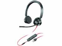 POLY Blackwire 3325, Over-ear Headset Schwarz
