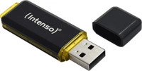 INTENSO 3.1 HIGH SPEED USB-Stick, 64 GB, 250 MB/s, Schwarz/Gelb