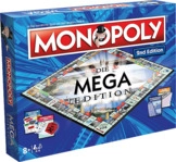 WINNING MOVES Monopoly - Mega 2Nd Edition Refres Gesellschaftsspiel Mehrfarbig