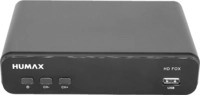 HUMAX HD FOX Satellitenreceiver (HDTV, PVR-Funktion=optional, DVB-S, DVB-S2, Schwarz)