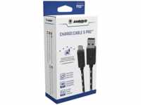 SNAKEBYTE PS5 Charge: Cable 5 PRO™ (5m) USB 2.0 Ladekabel, Schwarz/Weiß