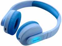PHILIPS TAK 4206 BL/00, On-ear Kinder Kopfhörer Bluetooth Blau
