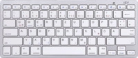 ISY IBK-1000, Tastatur, Sonstiges, kabellos, Wei&szlig;/Silber