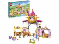 LEGO Disney Princess 43195 Belles und Rapunzels königliche Ställe Bausatz,