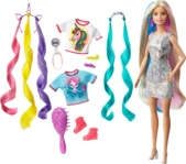 BARBIE Fantasie-Haar Puppe Mehrfarbig