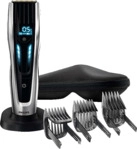 PHILIPS HC9450/20 Serie 9000 mit Touch-Steuerung, Haarschneider Silber/Schwarz