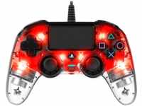 NACON NA360837 Color Light Edition Controller Rot für PlayStation 4