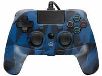 SNAKEBYTE Gamepad 4 S mit 3 m Kabel Controller Camouflage/Blau für PlayStation