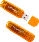INTENSO Doppelpack USB-Stick, 64 GB, 28,00 MB/s, Orange