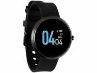 X-WATCH Siona Color Fit (54060) Smartwatch Metall Silikon, 18 x 234mm, Dark Black