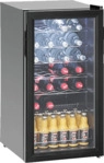 BARTSCHER 700182G 88L Gewerblicher Flaschenk&uuml;hlschrank (88 l, 832 mm hoch}, Schwarz)