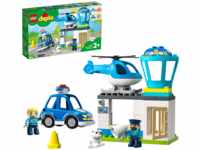 LEGO DUPLO 10959 Polizeistation mit Hubschrauber Bausatz, Mehrfarbig