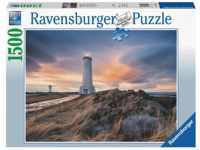 RAVENSBURGER 17106 Magische Stimmung über dem Leuchtturm von Akranes, Island