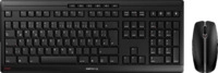 CHERRY STREAM DESKTOP, Tastatur & Maus Set, kabellos, Schwarz