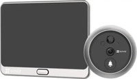 EZVIZ 318500151, EZVIZ DP2 3MP Digitaler T&uuml;rspion schwarz/silber