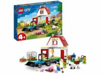 LEGO City 60346 Bauernhof mit Tieren Bausatz, Mehrfarbig