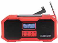 ALBRECHT DR 112 Radio, DAB+, FM, Bluetooth, Rot