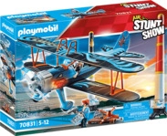 PLAYMOBIL 70831 Air Stuntshow Doppeldecker "Ph&ouml;nix" Spielset, Mehrfarbig