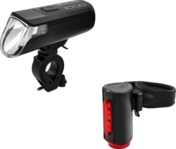 FISCHER 50565 AKKU-USB-LED BEL.-SET BODENBEL. 60 LUX, Schwarz