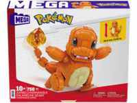 MEGA Pokémon Jumbo Glumanda-Bauset mit 750 Bausteinen und beweglichen Gliedmaßen