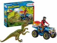SCHLEICH Flucht auf Quad vor Velociraptor Spielfiguren Mehrfarbig